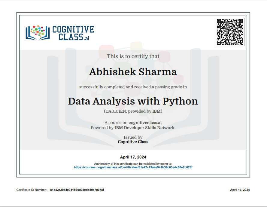Certificate 4
